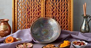 Hermoso diseño de pavo real dorado, frutero seco decorativo de latón, 9 \ ", utensilios de cocina de trabajo tallados, regalo de Rampuri-Bowl - Product Image 5