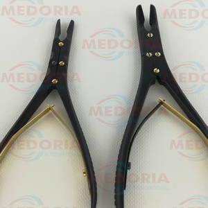 Medoria de calidad superior Manual internacional Ruskin Bone Rongeur 7 ''CVD Juego de instrumentos ortopédicos Clase II Negro 2 piezas - Product Image 2