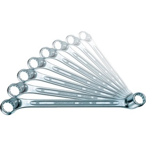 STAHLWILLE 12-Piece Double <b>Ring</b> <b>Spanner</b> Set Deep Offset 6-32 mm Key Width - Product Image 1