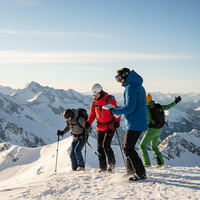 Veste de ski imperméable et coupe-vent à capuche pour homme MITEXCO, veste de snowboard d'hiver, vêtements de sport de plein air, rouge, bleu marine, ski de montagne