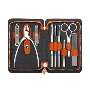 Kit de manucure professionnel KAAMIR INSTRUMENTS (modèle KI-MK-61) - Coupe-ongles en métal 4 en 1, design classique, pour adultes, salon, usage domestique - Product Image 1