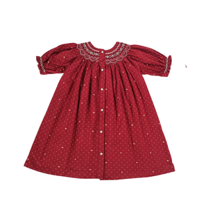 Vestidos de manga corta de alta calidad para niñas, informales e inspirados en fiestas para niños para Navidad ODM/OEM, grupo de edad para niños - Product Image 3