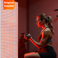 Panneau de luminothérapie LED infrarouge rouge 4500W avec 900 LED, prise US, couverture corporelle complète pour usage domestique et commercial