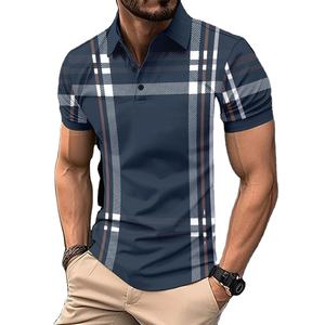 Nuevo Polo de manga larga para hombre, sudadera informal de negocios, Top clásico de moda de Color sólido, Top básico con cuello en V de marca para hombre - Product Image 1