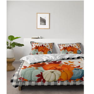 Yellow Color Washed Linen 100% Organic Cotton Duvet Cushion With Buttons Twin Full <b>Double</b> Queen King Sizes Bedding for Toddler - Product Image 3