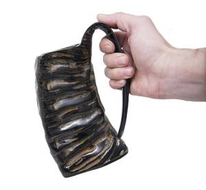 Viking Tankard Drinking Horn Mug Natural Buffalo Horn Mug Viking Dining Hall Horn India Handicraft Natural Craft - Product Image 1