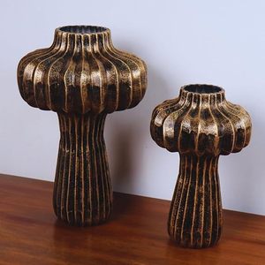 Modern <b>Vintage</b> Portobello Iron <b>Vase</b> for Home Office or Living Room Decor - Product Image 1