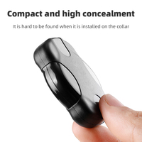 Étui portable étanche IPX5 en ABS pour AirTag, support de suivi GPS caché pour collier d'animal, ergonomique anti-perte pour chien en promenade