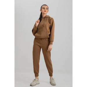 Survêtement pour homme, style tendance, durable, grande taille, logo personnalisé, motif uni, écologique, pour usage extérieur, saison hivernale, 100% coton - Product Image 2