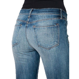 Jeans d'été de haute qualité pour femmes pantalon de nettoyage droit ample confortable avec décoration de bouton respirant élégant Streetwear - Product Image 5