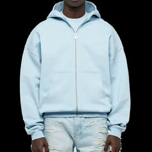 Cheap Price Wholesale Custom Logo Printing Blank Hoodie Sweatshirts <b>Mens</b> Hoodies Blank <b>Zip</b> <b>up</b> Hoodie Manufacture Zohan Creations - Product Image 1