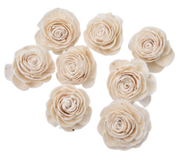 Fleur de Sola faite à la main Sola Wood Flower Fleur faite à la main avec différentes tailles et design Echo Friendly pour la décoration de tous les temps