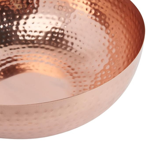 Tazón de mesa elegante para servir frutas, tazón de cobre de Metal martillado para encimera de cocina, tazón de almacenamiento de frutas al precio más bajo - Product Image 4