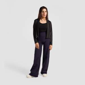 Cardigan de yoga noir, vêtements de fitness - Product Image 4