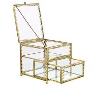 Boîte à bijoux carrée élégante pour femmes - Product Image 3