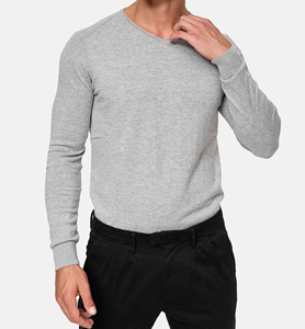 Sweat-shirt à manches longues uni en coton 100% 350 GSM avec logo personnalisé en vente chaude pour hommes - Product Image 2
