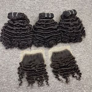 Tendance 100% naturel humain Remy cheveux birman bouclés dentelle avant Vietnam trame de cheveux pour les femmes modernes - Product Image 5