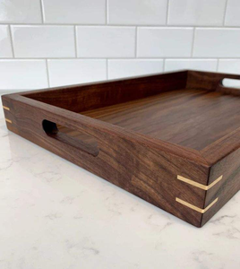 Plateau de service en bois de haute qualité, nouvelle arrivée, plateau de service alimentaire en bois d'acacia naturel - Product Image 6