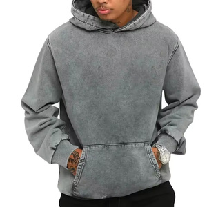 Sudaderas con capucha extragrandes de alta calidad para hombre, sudaderas de manga regular con logotipo impreso personalizado, sudaderas con capucha de invierno - Product Image 1