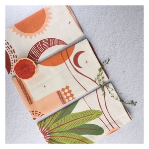 Venta al por mayor 2 servilletas de tela con flores de mandala bohemio para decoración de mesa servilletas de mesa de cena toallas de cocina decoraciones de boda - Product Image 3