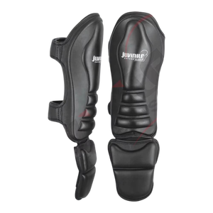 Vente en gros Entraînement Muay Thai Kick Boxing Thermo Moulé Protège-tibias Rembourré Réglable Muay Thai Jambe Tibia N Step Protection Guard - Product Image 1
