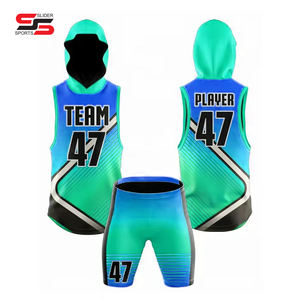 Camisetas de Compresión con Capucha Personalizadas de Fútbol 7v7 para Adultos, Talla Grande, Transpirables, de Secado Rápido, Uniformes de Equipo de Verano - Product Image 5