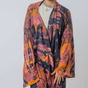Moderno Boho Beach Kaftan Kimono Robe Hecho a mano Cuello en V profundo Summer Resort Wear Fiesta de noche Hasta el suelo Faja Smart Casual - Product Image 3