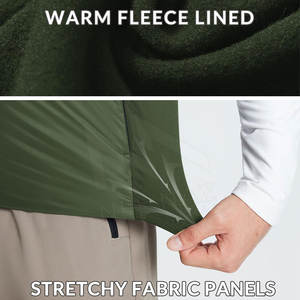 เสื้อแขนกุดผ้าแคนวาสผู้ชาย, เสื้อแขนกุดมีปกตั้งหลากสีสำหรับฤดูหนาว - Product Image 2