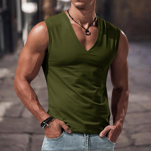 High-Quality Customizable 2025 Men's Fashion Vest for <b>Boys</b> Latest Style Gym <b>Tank</b> <b>Top</b> Made Pakistan - Product Image 5
