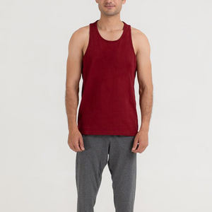 2025 verano alto elástico gimnasio camisetas sin mangas poliéster personalizado transpirable hombres Fitness camiseta sin mangas - Product Image 2