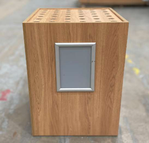 Exhibidores Multi-Compartimento de Madera de Caucho 100% FSC - Product Image 5