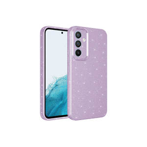 Coque en silicone de luxe scintillante avec protection d'appareil photo pour Samsung Galaxy A14 - Série Netzy SAFA - Emballage de vente au détail - Product Image 2