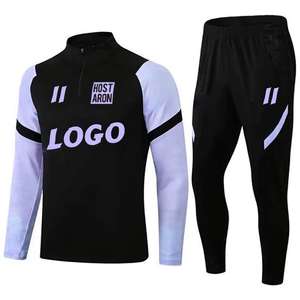 Conjuntos de deporte de invierno para hombre, chándal personalizado, pantalones de chándal de alta calidad con capucha, liso, algodón de alta calidad, transpirable, secado rápido - Product Image 5