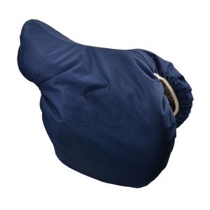 Housse de selle en polaire noire imperméable pour produits équestres anglais - Product Image 5