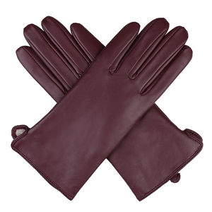 Guantes de moda de cuero de alta costura para exteriores, producto transpirable, guantes de moda de cuero ultrasuave al tacto para mujer - Product Image 3