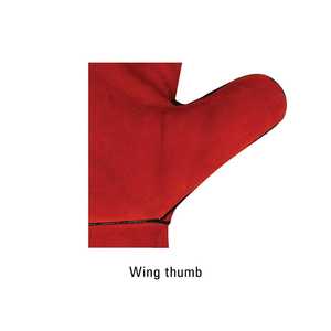 Los mejores guantes de trabajo de cuero de vaca duraderos y resistentes, guantes de soldador para conducción de camiones, almacén, jardinería, agricultura - Product Image 4