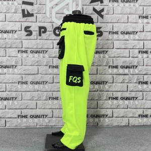 Pantalones de Sherpa informales de peso medio para hombre, decoración bordada, pantalones de chándal cálidos de lana, ropa de calle para correr al aire libre, cintura elástica Cargo - Product Image 4