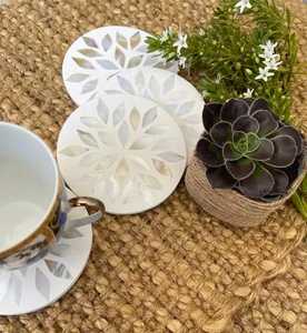 ชุดที่รองแก้วมุกหลากสีถาดรองแก้วชาสำหรับบ้านโรงแรมร้านอาหาร - Product Image 2