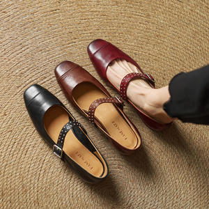 Calzado Casual de Mujer con Punta Redonda, Transpirable, Ligero, Bailarinas, Zapatos Planos Cómodos para Mujer - Product Image 2