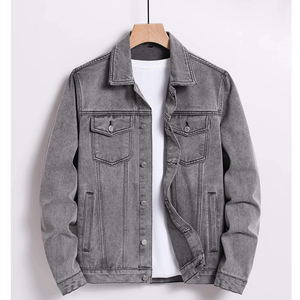 New Fashion Wholesale Plain Denim <b>Jacket</b> for <b>man</b> Featuring Top Quality <b>Jacket</b> Design with Customized Color Options Available - Product Image 1