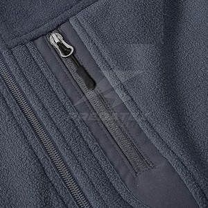 แจ็คเก็ตขนแกะขั้วโลกแห้งเร็วของผู้ชายปกตั้งไซส์ใหญ่พิเศษสำหรับใช้ในฤดูหนาว - Product Image 5