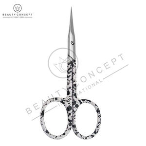 Color negro Fanc Manicure Mangos impresos Tarifa al por mayor Tijeras de uñas para cutículas ecológicas de Beauty Concept International - Product Image 2