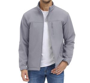 Veste imperméable de randonnée personnalisée veste à capuche à coquille souple imperméable coupe-vent pour l'extérieur veste pour hommes - Product Image 6