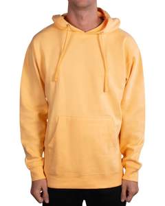 Pull à capuche surdimensionné unisexe personnalisé en tissu éponge français pêche-Sweat-shirt de couleur unie de qualité supérieure avec poche kangourou - Product Image 1