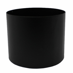 Vase à fleurs pour salon fer/paille décoration de table de noël noir fini fer Designer Vase à fleurs pour sol - Product Image 2