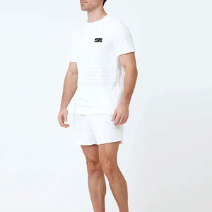 Conjunto de Camisa y Pantalones Cortos Casuales de Verano para Hombre Más Vendido, Calidad Premium, Transpirable, Cómodo, Manga Corta, Mezcla de Poliéster/Algodón - Product Image 2