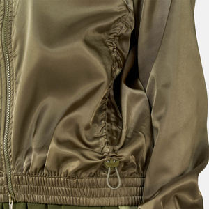 Services OEM Veste en Satin à Manches Longues pour Femmes Respirant Doublure en Soie Imperméable Disponible Taille XL Veste Manteau Teint Uni Vente en Gros - Product Image 4