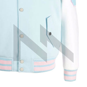 Venta al por mayor de chaqueta de invierno de estilo clásico de béisbol para hombres chaqueta de lona personalizada Varsity chaqueta soporte Vintage College Letterman diseño largo - Product Image 6