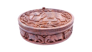 Caja Masala de madera Vintage, organizador de especias personalizable hecho a mano Natural, apto para lavavajillas, para uso en la cocina, regalo para el hogar y la familia - Product Image 3