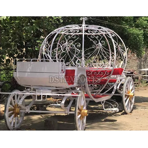 Chariot de cheval de Cendrillon de Style citrouille pour les décorations de mariage doux thème de mariage indien inspiré chariot de Cendrillon - Product Image 6